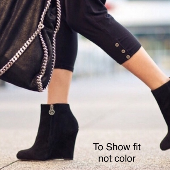 Sam Edelman wedge boots Wilma Brown Suede platform chelsea ankle Bootie sz 10 - Picture 2 of 15